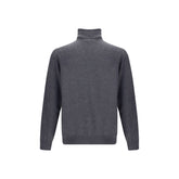 Etro Gray Wool Turtleneck